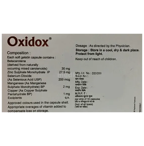 oxidox capsule 10's